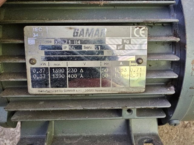GAMAR MOTOR 0.37 KW