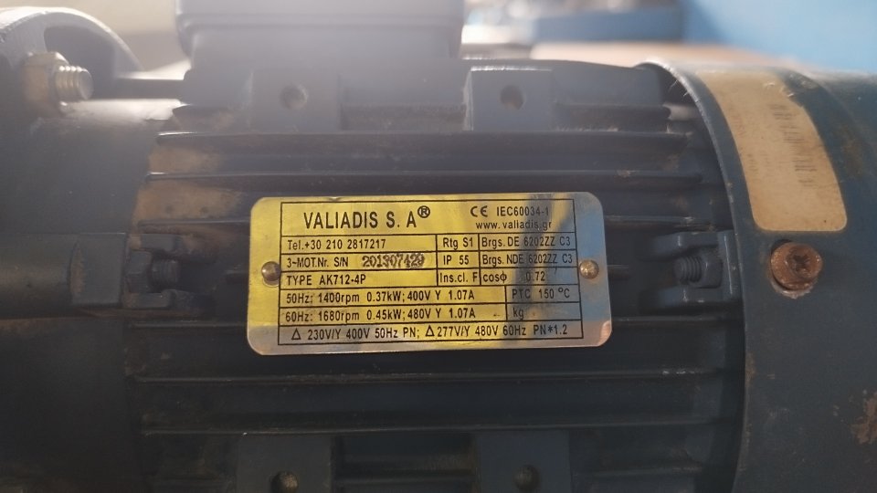 1.ΜΟΤΕΡ 0.37KW-0.45KW MOTER 0.37KW-0.45KW