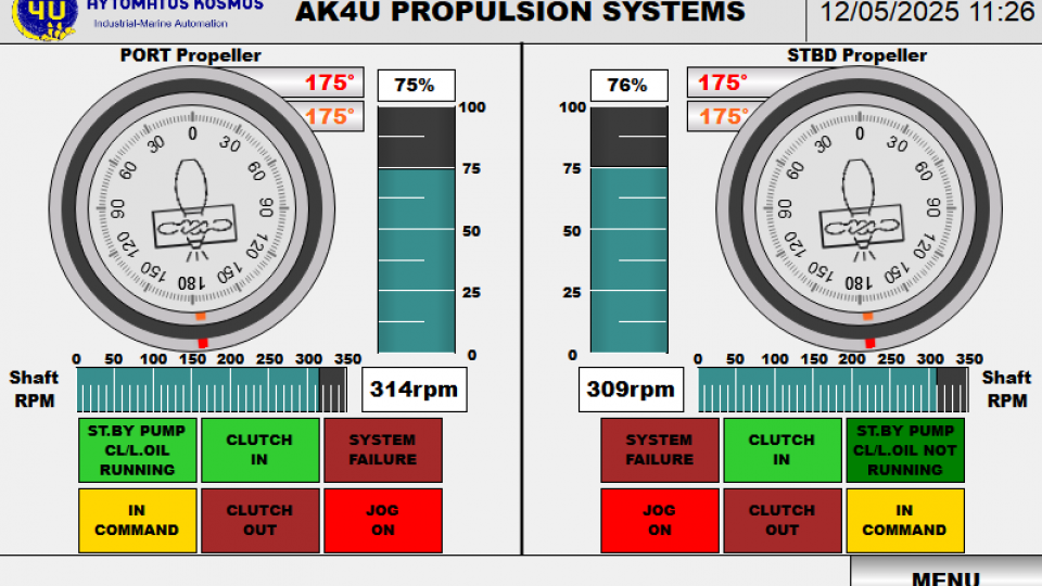 Automatos Kosmos 4u -  hmi propulsion system 